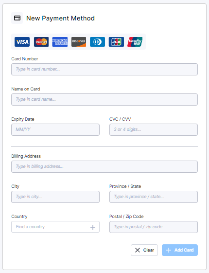 Adding a payment method in the Self-Serve advertiser portal