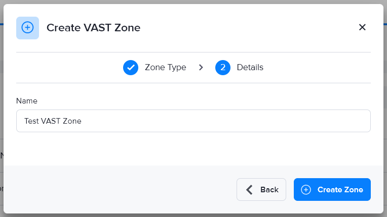 Creating a VAST zone in AdButler