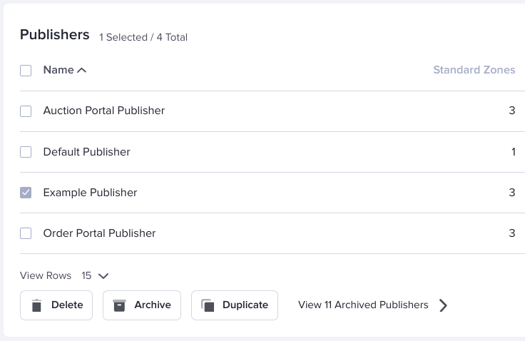 How to delete a publisher in AdButler