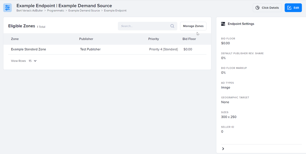 How to assign or exclude demand endpoints