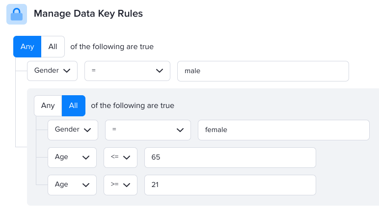 Data Key Rules Example 3